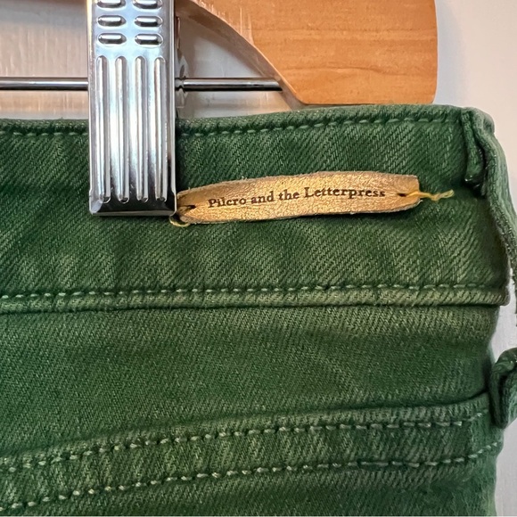 Anthropologie Pilcro and the Letterpress Green Women's Jeans Skinny Low Cut Stet - Picture 6 of 14